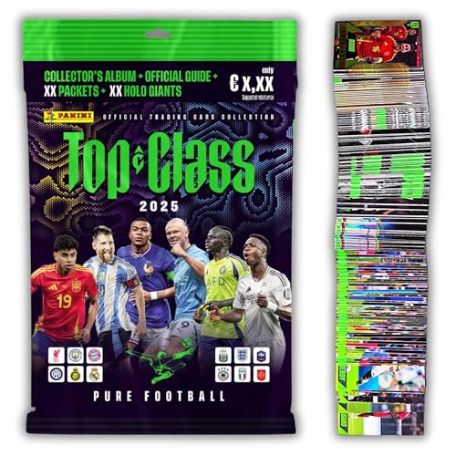 Panini Top Class 2025 – Komplettes Trading Cards Set | Alle 270 Karten vollständig & Sortiert | Ohne Sammelmappe | Fußball Karten Kollektion für Sammler & Fans Panini Top Class 2025 – Komplettes Trading Cards Set | Alle 270 Karten vollständig & Sortiert | Ohne Sammelmappe | Fußball Karten Kollektion für Sammler & Fans von Generisch