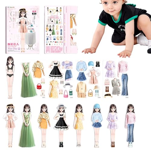 Papier-Puppen für Mädchen | Kreatives Puzzle Spielzeug Kleid Spielzeug Spielzeug, Papierpuppe, Spielzeug für Kinder, , Mädchen, Teenager, Kinder, Reisen, Schule Papier-Puppen für Mädchen | Kreatives Puzzle Spielzeug Kleid Spielzeug Spielzeug, Papierpuppe, Spielzeug für Kinder, , Mädchen, Teenager, Kinder, Reisen, Schule von Generisch
