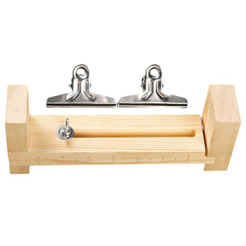 Paracord-Armband-Vorrichtung | Bausatz Für Festes Paracord-Armband Mit 2 Clips - Paracord Kit Handgewebter Verstellbarer Geflochtener Seilknoten Aus Holz Strickanfänger von Generisch