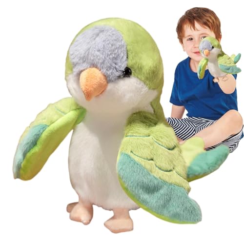 Parrot Hand Puppet, Soft Plush Interactive Talking Bird Toy, Funny Role-Playing Puppet for Storytelling, Teaching, Plush Theater, Kids Boys Girls, Sturdy Materials Parrot Hand Puppet, Soft Plush Interactive Talking Bird Toy, Funny Role-Playing Puppet for Storytelling, Teaching, Plush Theater, Kids Boys Girls, Sturdy Materials von Generisch