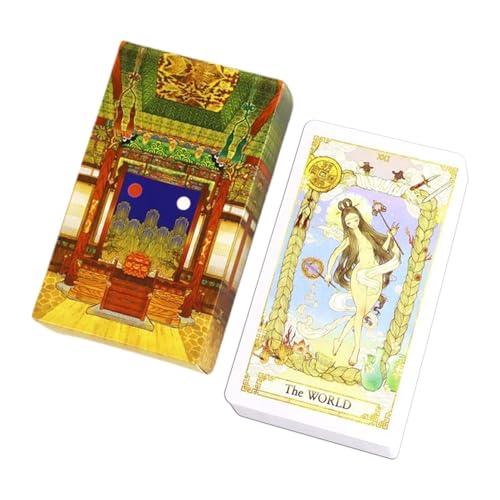 Partei Tarotkarten - Tragbares Koreanisches Tarot Brettspiel für Partys - Klassisches Strategiespiel Für Frauen Jugendliche Mädchen Männer Ehepartner Partei Tarotkarten - Tragbares Koreanisches Tarot Brettspiel für Partys - Klassisches Strategiespiel Für Frauen Jugendliche Mädchen Männer Ehepartner von Generisch