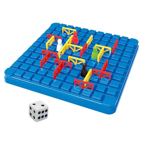 Party-Brettspiel, Tischbrettspiele | Away Multiplayer Interaktives Schachbrettspiel - Eltern-Kind-Früherziehungsspiele, tragbare Brettspiele für Reisen, Camping, Familientreffen Party-Brettspiel, Tischbrettspiele | Away Multiplayer Interaktives Schachbrettspiel - Eltern-Kind-Früherziehungsspiele, tragbare Brettspiele für Reisen, Camping, Familientreffen von Generisch