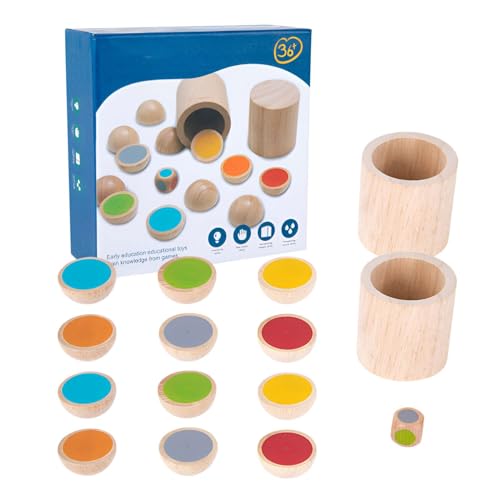 Passendes Schachspiel, Kinderpassungsschach,Game Board Holzfarbe Matching Chess | Lustiges pädagogisches interaktives Lernspielzeug für Kinder von Generisch
