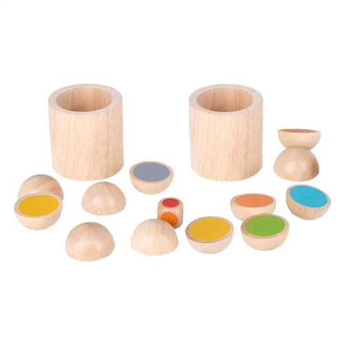 Passendes Schachspiel, Kinderpassungsschach - Game Board Holzfarbe Matching Chess,Pädagogisches interaktives Lernspielzeug lustig für Kinder Passendes Schachspiel, Kinderpassungsschach - Game Board Holzfarbe Matching Chess,Pädagogisches interaktives Lernspielzeug lustig für Kinder von Generisch