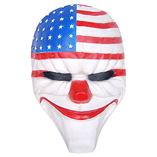 Payday Marauders Cosplay Maske GFK Vollgesichtsmaske Halloween Party Kostüm Maske Requisiten (Dallas) von Generisch