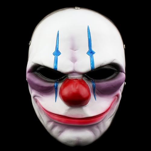 Payday Marauders Cosplay Maske Harz Spiel Party Halloween Kostüm Maske Requisiten für Erwachsene (Kettenmaske) von Generisch