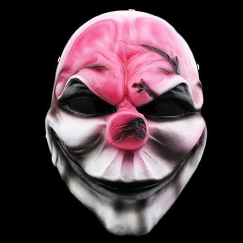 Payday Marauders Cosplay Maske Harz Spiel Party Halloween Kostüm Maske Requisiten für Erwachsene (Payday 2 Maske) von Generisch