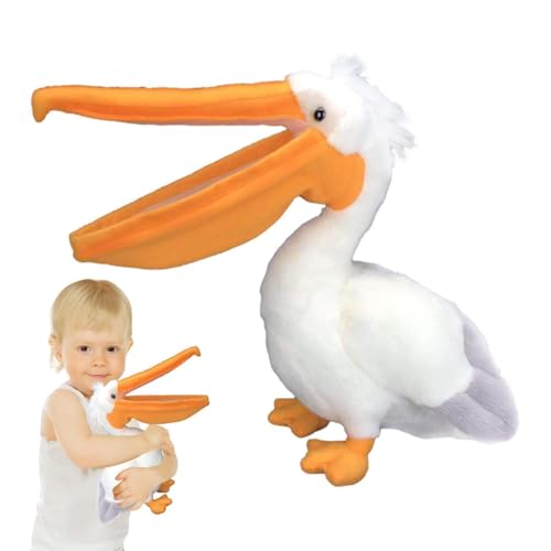 Pelikann-Plüschtier – Realistisches Langschnabel-Pelikann-Plüschtier, 11,81 Zoll Stofftier-Vogelpuppe, Weiches Pelikann-Plüschtier Für Alle Anlässe Und Feiertage Pelikann-Plüschtier – Realistisches Langschnabel-Pelikann-Plüschtier, 11,81 Zoll Stofftier-Vogelpuppe, Weiches Pelikann-Plüschtier Für Alle Anlässe Und Feiertage von Generisch