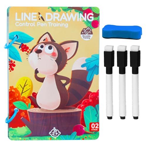 Pen -Kontrollkarten -Spiel - Handschriften -Skill -Trainingskarten Wiederverwendbar | Schreiben Von Lernbuch Interaktive Handschrift Praxis Für Vorschulkinder Mädchen Schüler | Bildungsaktivitä Pen -Kontrollkarten -Spiel - Handschriften -Skill -Trainingskarten Wiederverwendbar | Schreiben Von Lernbuch Interaktive Handschrift Praxis Für Vorschulkinder Mädchen Schüler | Bildungsaktivitä von Generisch