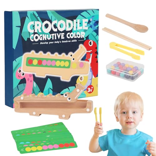 Perlenspiel - 8,86x0.98x3,94 Zoll Sortierspiel Spielzeug mit Perlen - Farbpassungs -Puzzle -Spielzeug Bildungsgeschenk für, Kinder, Kinder von Generisch