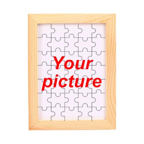 Personalisierte Puzzle mit Eigenem Bild, 35 Teile, Holz Puzzle-Selbst-Gestalten, Wooden Fotopuzzle Bedrucken Foto als Vorlage Enthalten, Geschenke für Muttertag Vatertag Familie Kinder, 10x15 cm Personalisierte Puzzle mit Eigenem Bild, 35 Teile, Holz Puzzle-Selbst-Gestalten, Wooden Fotopuzzle Bedrucken Foto als Vorlage Enthalten, Geschenke für Muttertag Vatertag Familie Kinder, 10x15 cm von Generisch