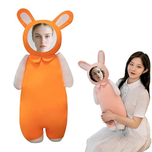 Personalisierte Sie Ihre humanoiden Puppen, Benutzerdefinierte Plüsch Gedruckt mit Gesicht Foto, Super Soft Plüsch Kissen Kissen Spielzeug, Personalisierte Geschenk für Valentins (Saffron-70cm) von Generisch