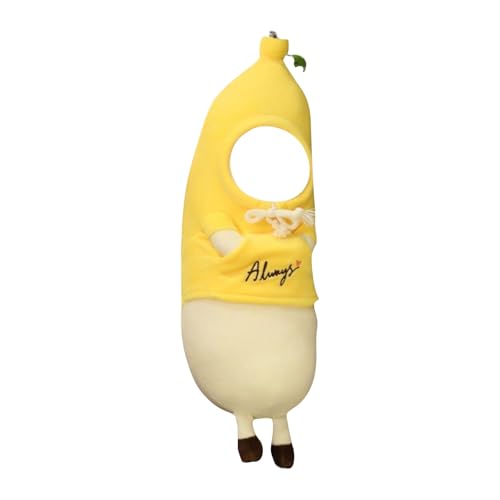 Personalisiertes Plüsch-Bananenspielzeug Mann - Kuschelige Puppe mit Fotoindividualisierung, Festtagspräsent (90cm) von Generisch