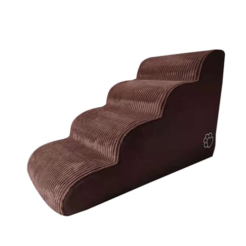Pet Stairs - Dog Steps Bed | Non-Slip Pet Stairs | Indoor Flexible Cat Ramp For High Bed | Dog Steps For Bed | Removable And Washable Training Ladder | 4 Tiers High Density Foam Pet Stairs For Couch, Pet Stairs - Dog Steps Bed | Non-Slip Pet Stairs | Indoor Flexible Cat Ramp For High Bed | Dog Steps For Bed | Removable And Washable Training Ladder | 4 Tiers High Density Foam Pet Stairs For Couch, von Generisch