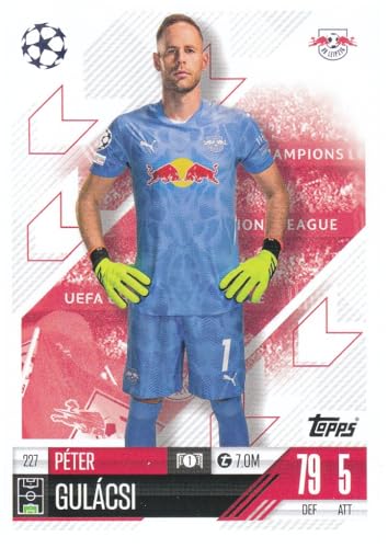 Péter Gulácsi t 7.0M Tormann Leipzig Topps Match Attax Fußball Sammelkarte 227 von Generisch