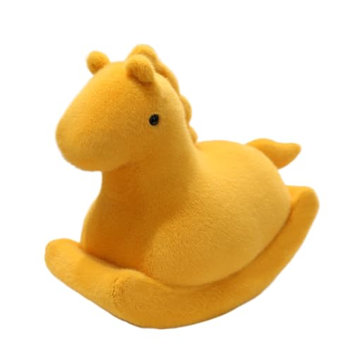 Pferdplüsch - gefülltes Pferdplüschspielzeug | 15,7 Zoll Rocking Horse Stuffed Animal, Huggable Doll | Stick, schlafend spielerischer Begleiter für Bettsofa Wohnzimmer Schlafzimmer Auto Home Dec von Generisch