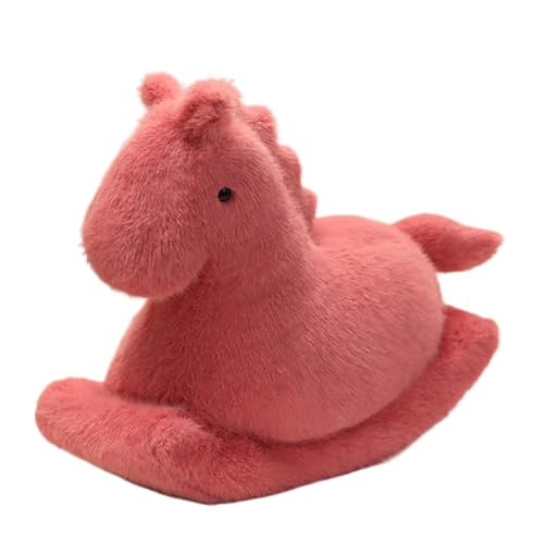 Pferdplüsch - gefülltes Pferdplüschspielzeug | 15,7 Zoll Rocking Horse Stuffed Animal, Huggable Doll | Stick, schlafend spielerischer Begleiter für Bettsofa Wohnzimmer Schlafzimmer Auto Home Dec von Generisch