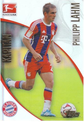 Philipp Lahm Kapitän Bayern Trikotnummer 21 Topps Chrome Fußball Sammelkarte 158 von Generisch