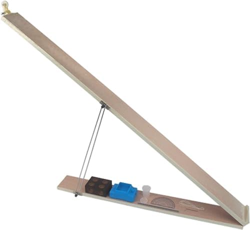 Physik-Demonstrationsrampe – geneigtes Auto-Lehrinstrument für Hochschule, Klassenzimmer, wissenschaftliche Experimente von Generisch