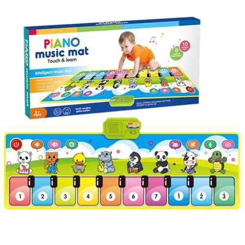 Piano Mat, Electronic Dance Mat, Educational Music Play Blanket, Multiple Instrument Modes, Foldable and Interactive Toy for Boys, Girls, , Indoor Learning Fun von Generisch