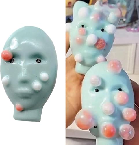 Pimple Popper, Pimple Popping Fidget with Filler Tools Weird Alien Pimple Popping Novelty Stress Relief Pimple Popper, Reusable & Self-Filling (Style A) von Generisch
