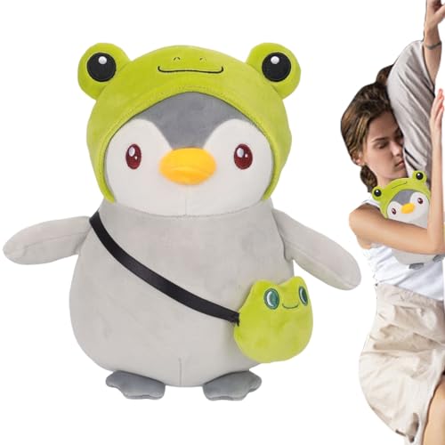 Pinguin Stofftier Puppe, Stoffpinguin Spielzeug Pinguin-Puppe-Spielzeug-Tier-Plüschtier Tragbarer Plüschtier-Überwurf Für Esszimmer, Tisch, Sofa, Schlafzimmer von Generisch