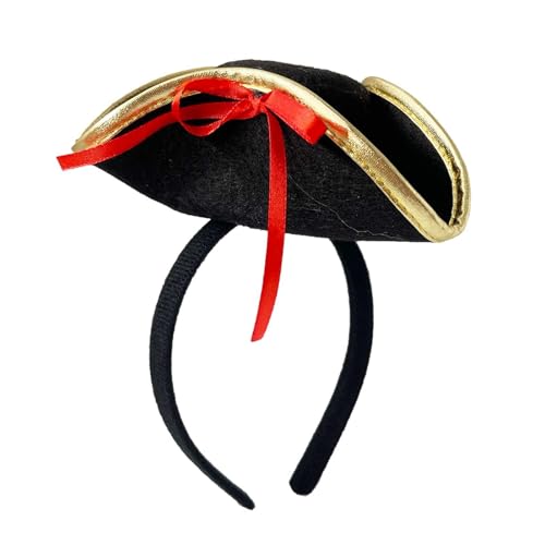 Piratenhut-Stirnband, modisches Piratenkostüm, Halloween-Kostüm, Piratenhut, Kopfschmuck, leichtes Stirnband mit Piratenhut, Piraten-Stirnband für Kinder Piratenhut-Stirnband, modisches Piratenkostüm, Halloween-Kostüm, Piratenhut, Kopfschmuck, leichtes Stirnband mit Piratenhut, Piraten-Stirnband für Kinder von Generisch