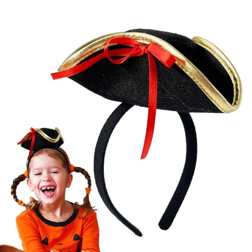 Piratenhut Stirnband - Leichter und modischer Piratenhut Stirnband, Halloween-Kostüm, Zylinderhut mit Piraten-Kopfbedeckung | Kreativ und Stirnband mit Hallow-Piratenhut Piratenhut Stirnband - Leichter und modischer Piratenhut Stirnband, Halloween-Kostüm, Zylinderhut mit Piraten-Kopfbedeckung | Kreativ und Stirnband mit Hallow-Piratenhut von Generisch