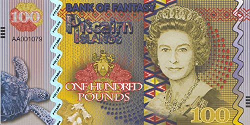 Pitcairn Islands bankfrisch (I) 2018 100 Pounds Fantasiebanknote (Banknoten für Sammler) von Generisch