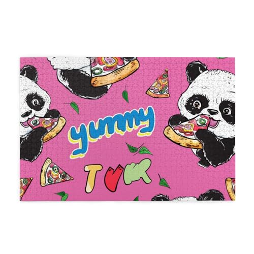Pizza und Riesen Pandas 1000 Teile Puzzle für Erwachsene Holzpuzzles für Erwachsene Geschenke Wohnkultur Pizza und Riesen Pandas 1000 Teile Puzzle für Erwachsene Holzpuzzles für Erwachsene Geschenke Wohnkultur von Generisch