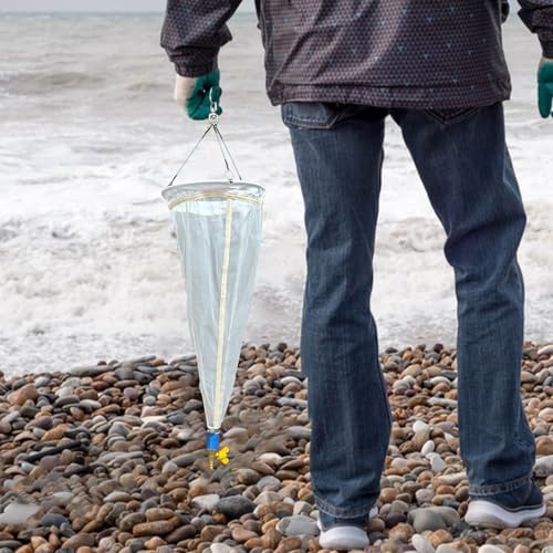 Planktonnetz 64/112 Mikron Nylon-Probenahmenetz, Leichte Planktonnetze Mit Stahldrähten Für Phytoplankton-/Kleintier-/Zooplanktonproben, Experimentelles Wassernetz(125 mesh) von Generisch