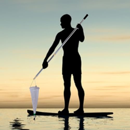 Planktonnetz 64 112 μm Öffnung Planktonnetz, Erweiterbare Stange Mit Nylon-Probenahmenetz Für Aquatische Mikroorganismen/Phytoplankton, Experimentelles Plankton-Probenahmewerkzeug(64 mesh) von Generisch