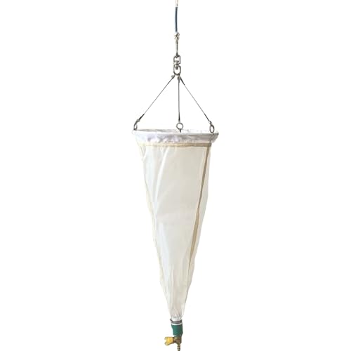 Planktonnetz Flachwasser-Plankton-Sammelnetz, Φ 20 Cm Kleines Rädertierchen-/Phytoplankton-/Schleim-/Planktonnetz Für Labor, See, Ozean, Tauchnetze Mit Kupferventil(200 mesh) von Generisch