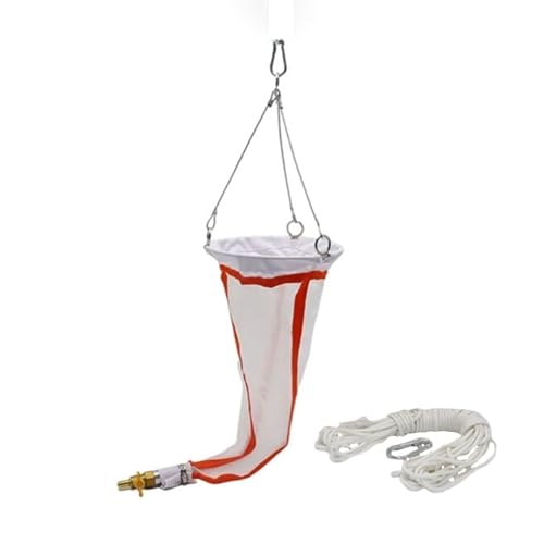 Planktonnetz Nylon-Phytoplankton-Sammelnetz – 64 X 112 Μm Öffnung, Feinmaschiges Planktonnetz/Planktonprobenehmer Für Rädertierchen, Protozoen, Zooplankton, Mit 5 M Probenahmeseil(200 mesh) von Generisch