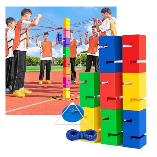 Plastikbausteine Team Stapelturm Spiel für Outdoor Aktivitäten und Teambuilding Plastikbausteine Team Stapelturm Spiel für Outdoor Aktivitäten und Teambuilding von Generisch
