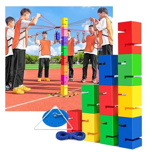 Plastikbausteine Team Stapelturm Spiel für Outdoor Aktivitäten und Teambuilding Plastikbausteine Team Stapelturm Spiel für Outdoor Aktivitäten und Teambuilding von Generisch