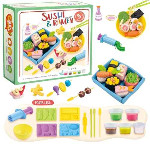 Play Color Dough, Play Food Cooking Clay Set, 8.58 inches Adorable Kids' Art Clays and Dough, Playdough Sets for Boys and Girls, Creative Molding Kit Play Color Dough, Play Food Cooking Clay Set, 8.58 inches Adorable Kids' Art Clays and Dough, Playdough Sets for Boys and Girls, Creative Molding Kit von Generisch