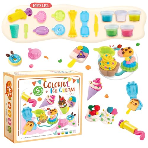 Play Color Dough, Play Food Cooking Clay Set, 8.58 inches Adorable Kids' Art Clays and Dough, Playdough Sets for Boys and Girls, Creative Molding Kit Play Color Dough, Play Food Cooking Clay Set, 8.58 inches Adorable Kids' Art Clays and Dough, Playdough Sets for Boys and Girls, Creative Molding Kit von Generisch