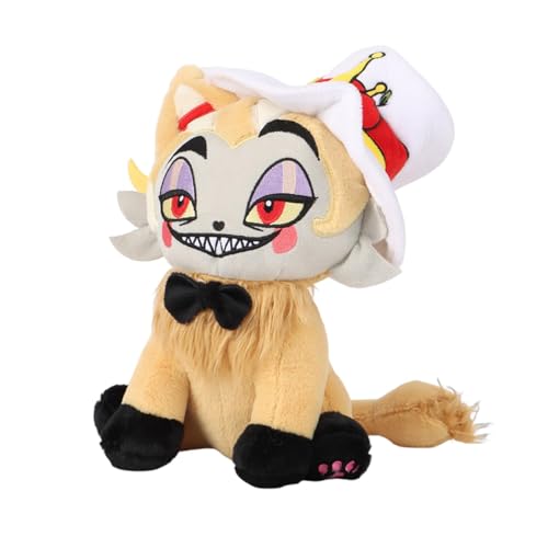 Plüsch Alastor Anime Figur Puppe, Angel Dust Cartoon Stofffigur, Niedliches Gefülltes Superweiches Sofakissen, 11,8 Zoll Hotel Angel Dust Plüschtier, Verfluchte Katze Stofftiere Plüsch Alastor Anime Figur Puppe, Angel Dust Cartoon Stofffigur, Niedliches Gefülltes Superweiches Sofakissen, 11,8 Zoll Hotel Angel Dust Plüschtier, Verfluchte Katze Stofftiere von Generisch