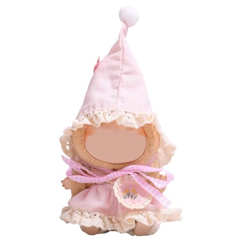 Plüsch Puppe Kleidung für Labubu (NO Puppe), 17cm Kleidung Set Freie Kombination,Puppe Zubehör Geschenke für Mädchen Jungen (A3, One Size) von Generisch
