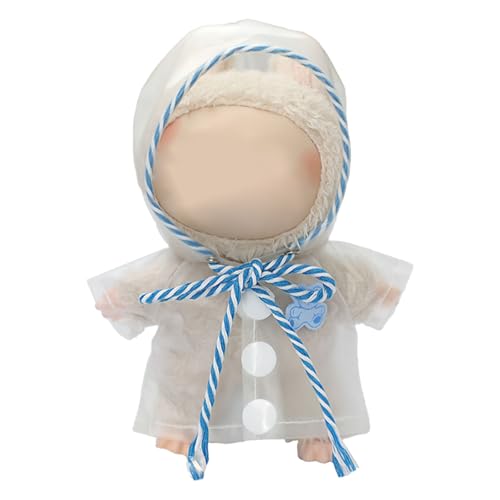 Plüsch Puppe Kleidung für Labubu (NO Puppe), 17cm Kleidung Set Freie Kombination,Puppe Zubehör Geschenke für Mädchen Jungen (A5, One Size) von Generisch