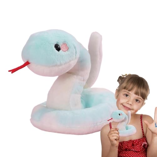 Plüsch -Schlangenspielzeug, Schlangengefülltier, kuscheliges Schlangenkissen, Plüschschlangenmaskottchen, Kuschelbegleiter, entzückendes Design 25 cm/9,84 Zoll, 50 cm/19,69 für Sofa, Couch, Bett, Bett Plüsch -Schlangenspielzeug, Schlangengefülltier, kuscheliges Schlangenkissen, Plüschschlangenmaskottchen, Kuschelbegleiter, entzückendes Design 25 cm/9,84 Zoll, 50 cm/19,69 für Sofa, Couch, Bett, Bett von Generisch