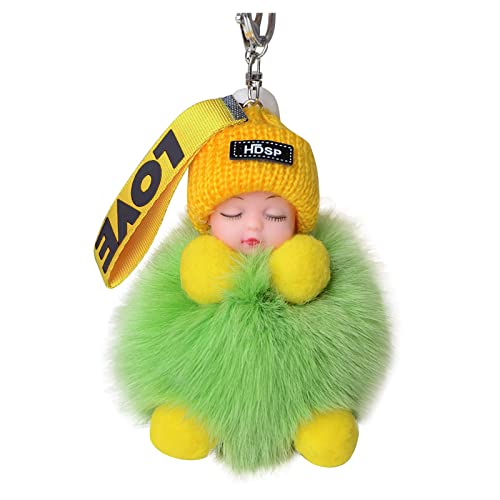 Plüsch-Schlüsselanhänger, Süßer Dolls Keychain für Kinder, Plüschpuppe Geschenk für Jungen und Mädchen, Rucksack Dekoration Anhänger, Taschen Dekoration von Generisch