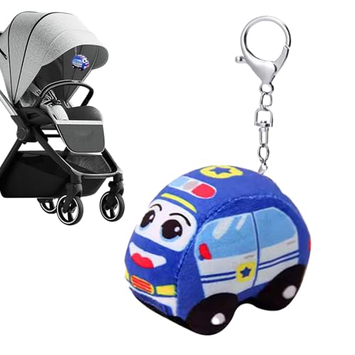 Plüsch Schlüsselanhänger | Plüsch Schlüsselanhänger Spielzeug Für Baby Kinderwagen - Weiches Lernspielzeug Für Handtasche Rucksack Kinderzimmer Haus Wohnung Outdoor von Generisch