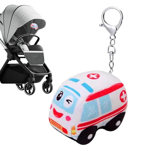 Plüschanhänger | Plüsch Feuerwehrauto Puppe für Kinderwagen,Charm für Tasche Geldbörse Handtasche Reisen Zuhause Vorschule Kinderbett Kindergeburtstag Feiertag Plüschanhänger | Plüsch Feuerwehrauto Puppe für Kinderwagen,Charm für Tasche Geldbörse Handtasche Reisen Zuhause Vorschule Kinderbett Kindergeburtstag Feiertag von Generisch