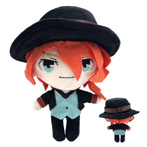 Plüschpuppe | Nakahara-Chuya Anime Plüschfiguren | Weiches Cartoon-Anime-Figurenspielzeug | Gefüllte Nakahara-Chuuya-Wurfkissen, Cosplay-Requisiten Für Fans Und Kinder Plüschpuppe | Nakahara-Chuya Anime Plüschfiguren | Weiches Cartoon-Anime-Figurenspielzeug | Gefüllte Nakahara-Chuuya-Wurfkissen, Cosplay-Requisiten Für Fans Und Kinder von Generisch