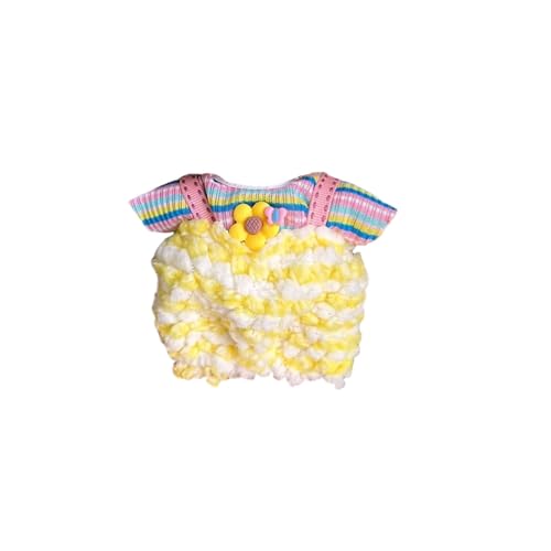 Plüschpuppen-Outfit, Kleidungsset Gelber, Kindergeschenke, Kostüm Plüsch, DIY-Zubehör, Basteln, Enthält Keine Puppe (kein Plüsch) (Yellow, One Size) von Generisch