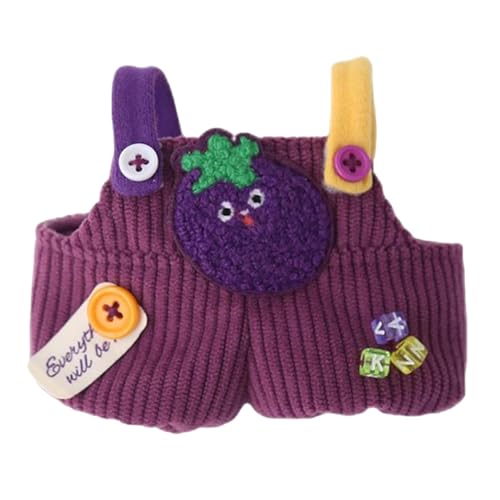 Plüschpuppenkleidung, Plüschpuppenhosen, 15cm Stofffiguren Hose, Gemüse-Puppenkleidung, niedliche Plüsch-Overalls, abnehmbar für 20 cm große Kuscheltiere Plüschpuppenkleidung, Plüschpuppenhosen, 15cm Stofffiguren Hose, Gemüse-Puppenkleidung, niedliche Plüsch-Overalls, abnehmbar für 20 cm große Kuscheltiere von Generisch