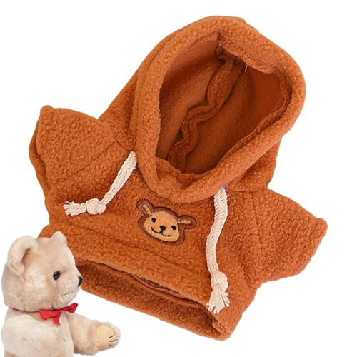 Plüschpuppenkleidung,Kleidung zum Bauen eines Bären,Cartoon-Kleidung für Plüschtiere | Sammelbares Plüsch-Capybara-Puppenkostüm, Pullover, Bärenpuppen-Outfits, Zubehör für Puppen mit einer Größe von 7 Plüschpuppenkleidung,Kleidung zum Bauen eines Bären,Cartoon-Kleidung für Plüschtiere | Sammelbares Plüsch-Capybara-Puppenkostüm, Pullover, Bärenpuppen-Outfits, Zubehör für Puppen mit einer Größe von 7 von Generisch