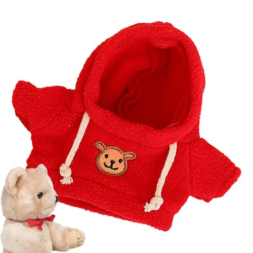 Plüschpuppenkleidung,Kleidung zum Bauen eines Bären,Cartoon-Spielzeugkleidung | Sammelbares Plüsch-Capybara-Puppenkostüm, Pullover, Bärenpuppen-Outfits, Zubehör für Puppen mit einer Größe von 7,87 bis Plüschpuppenkleidung,Kleidung zum Bauen eines Bären,Cartoon-Spielzeugkleidung | Sammelbares Plüsch-Capybara-Puppenkostüm, Pullover, Bärenpuppen-Outfits, Zubehör für Puppen mit einer Größe von 7,87 bis von Generisch